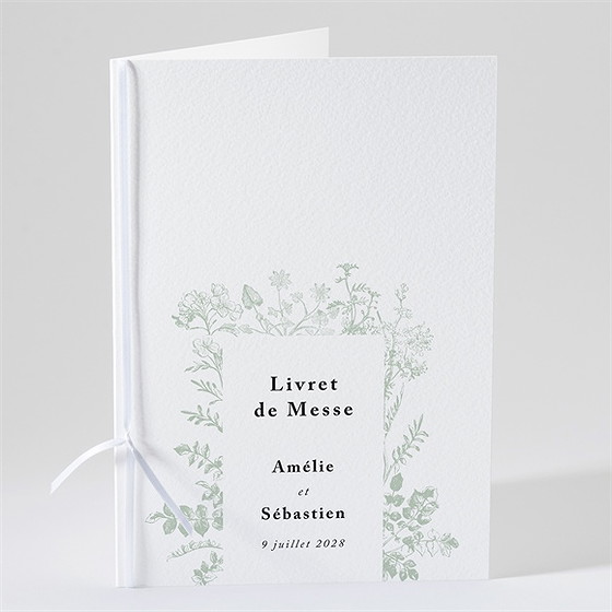 Livret de messe mariage belle nature