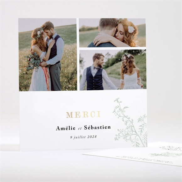 Remerciement mariage Belle nature réf.N35119