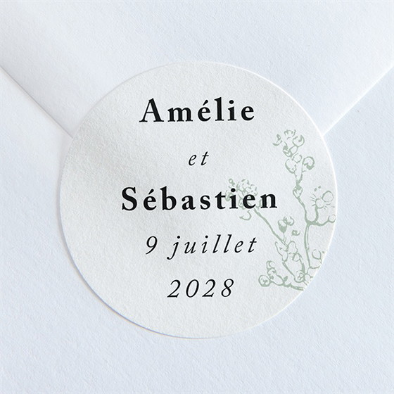 Sticker mariage belle nature