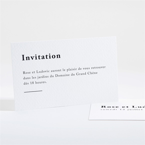 Carton d'invitation mariage Mon Roc réf.N16148