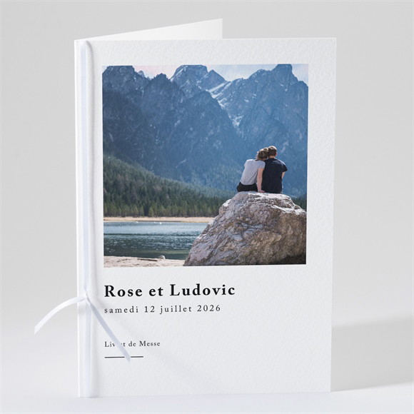 Livret de messe mariage Mon Roc réf.N491116