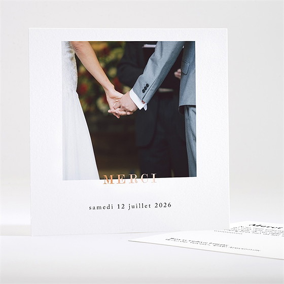 Remerciement mariage mon roc