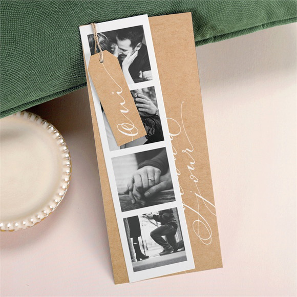 Faire-part mariage Photomaton réf.N93102