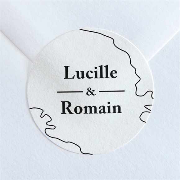 Sticker mariage Dessin d'amour réf.N36016