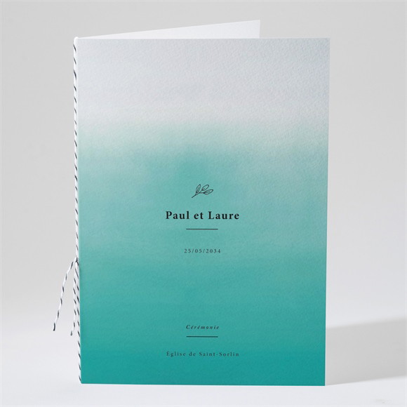 Livret de messe mariage Lagon réf.N491124