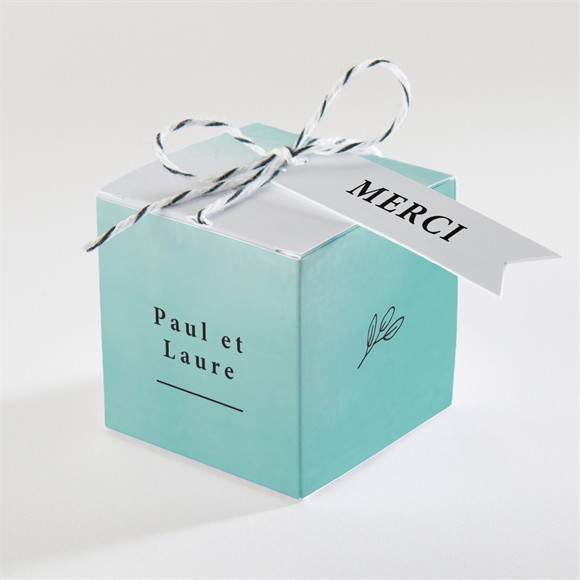 Boîte de dragées mariage Lagon réf.N340218