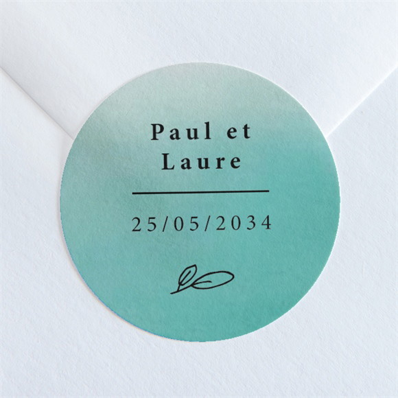 Sticker mariage Lagon réf.N36017