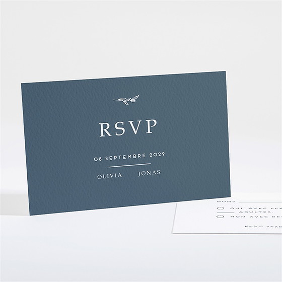 Carton réponse mariage délicatesse