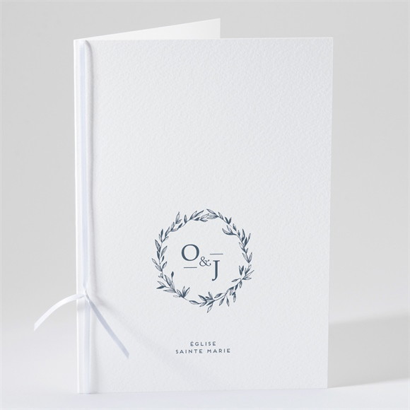 Livret de messe mariage Délicatesse réf.N491125
