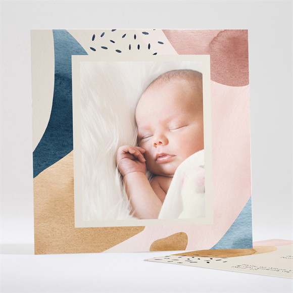 Faire-part naissance Patchwork ethnique réf.N35126