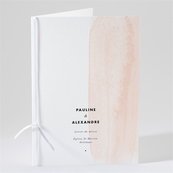 Livret de messe mariage Elegantes nuances réf.N491126