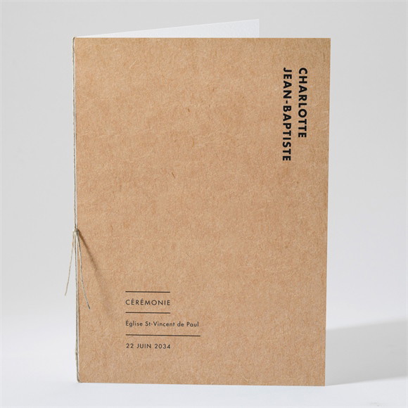 Livret de messe mariage So kraft réf.N491127