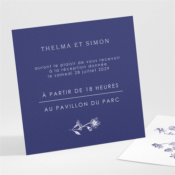 Carton d'invitation mariage Atmosphère réf.N301113