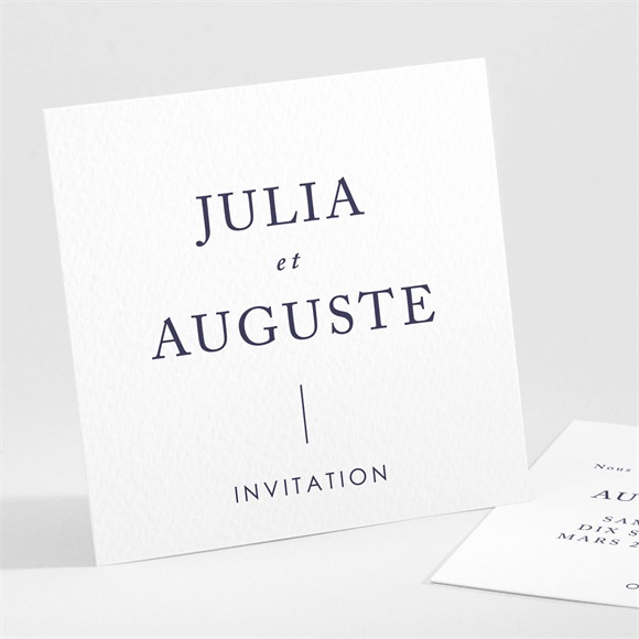 Carton d'invitation mariage Mon Coeur réf.N301119