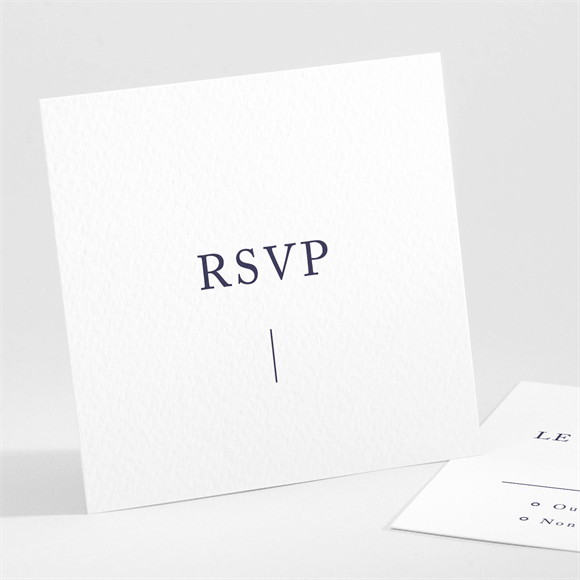 Carton réponse mariage Mon Coeur réf.N301120