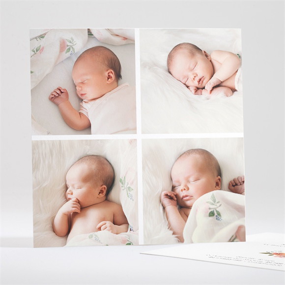 Faire-part naissance 4 photos réf.N35128