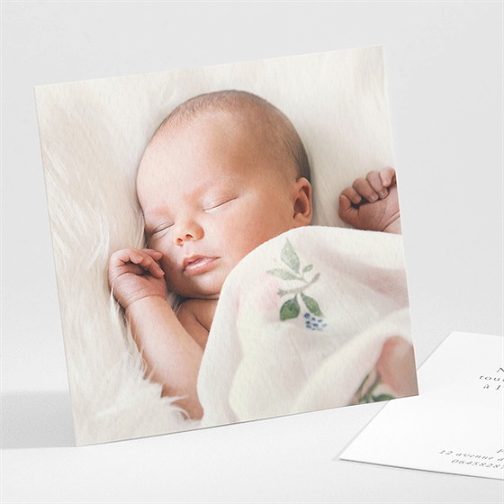 Remerciement naissance 4 photos