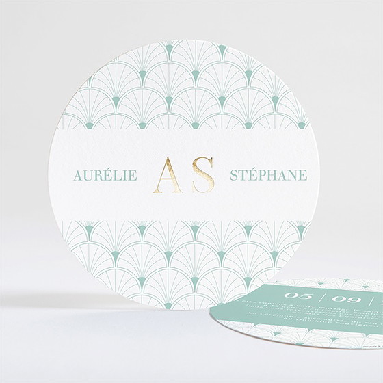 Faire-part mariage graphique