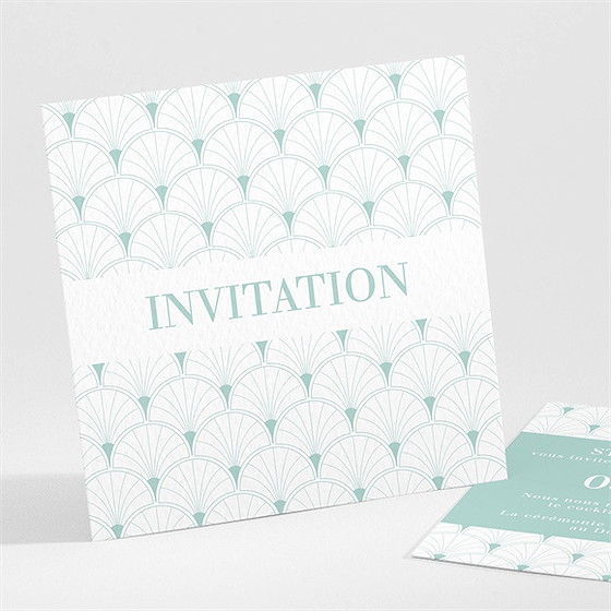 Carton d'invitation mariage graphique