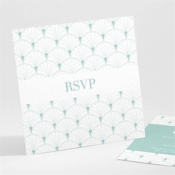 Carton réponse mariage Graphique réf.N301133