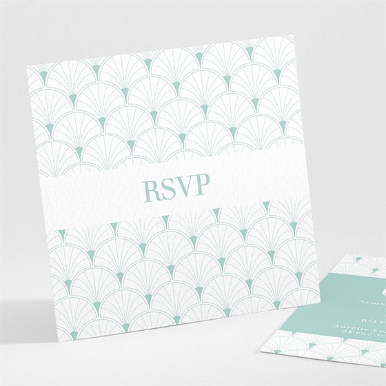 Carton réponse mariage graphique