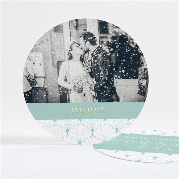 Remerciement mariage Graphique réf.N321130