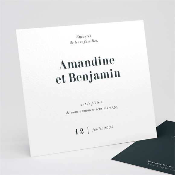 Faire-part mariage Forever réf.N311245