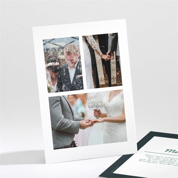 Remerciement mariage Save the date gravure réf.N211227