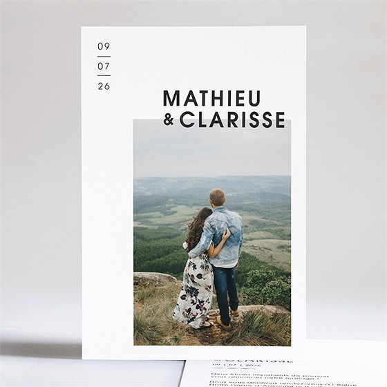 Faire-part mariage love direction