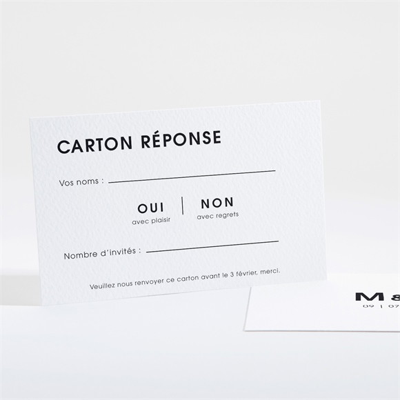 Carton réponse mariage Love direction réf.N16167