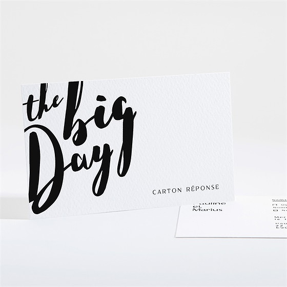 Carton réponse mariage the big day