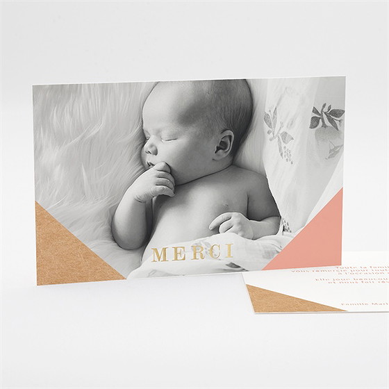 Remerciement naissance découverte pastel