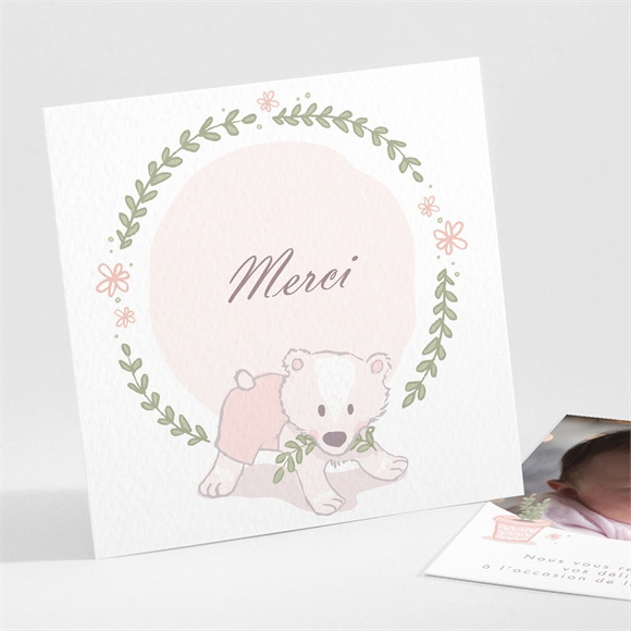 Remerciement naissance Mon Nounours réf.N301148
