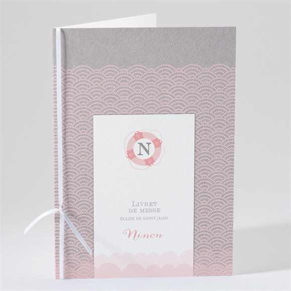 Livret de messe baptême Forme originale réf.N491130