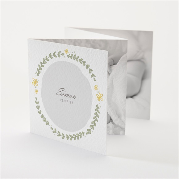 Faire-part naissance Farandole champêtre réf.N83126