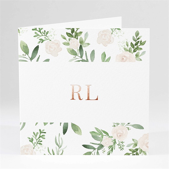 Faire-part mariage branches printanières
