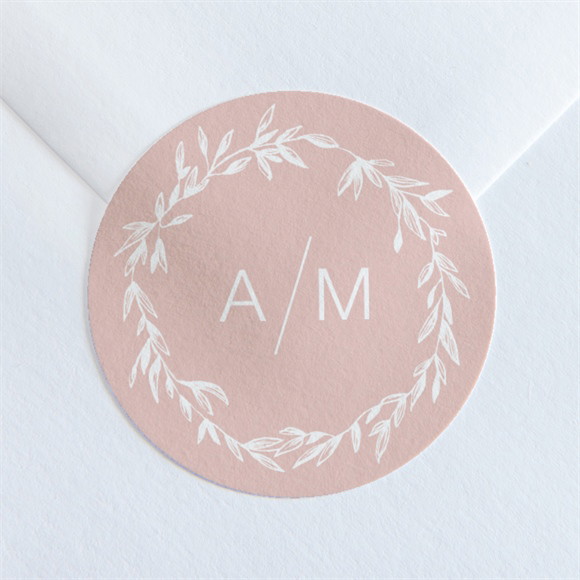 Sticker mariage Romance rétro réf.N36030