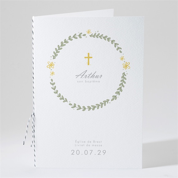 Livret de messe baptême Annonce en rondeur ! réf.N491139