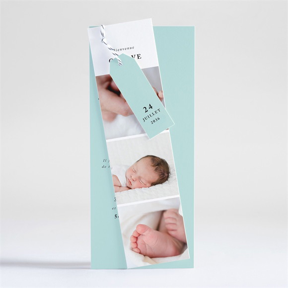 Faire-part naissance Douce superposition réf.N93111