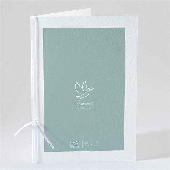Livret de messe baptême Sceau chic réf.N491150