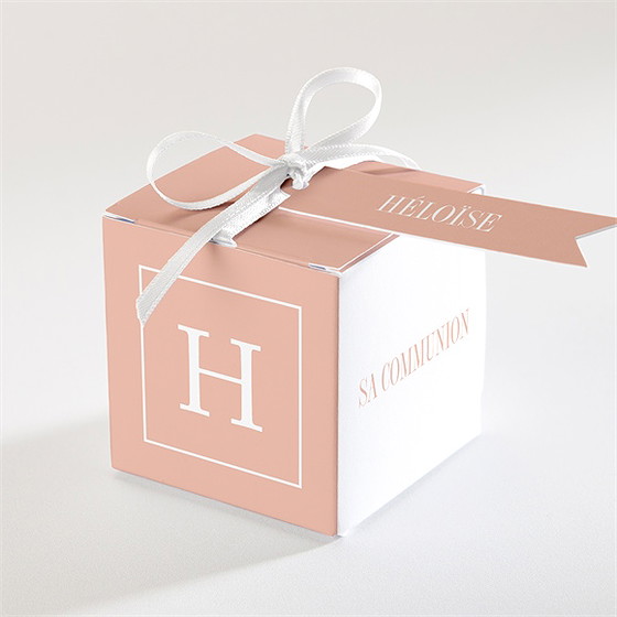 Boîte de dragées communion ma lumière