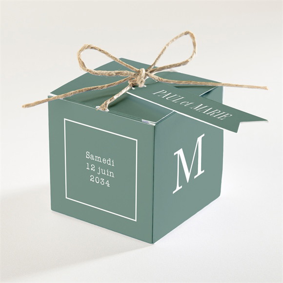 Boîte de dragées mariage Se serrer fort réf.N340252