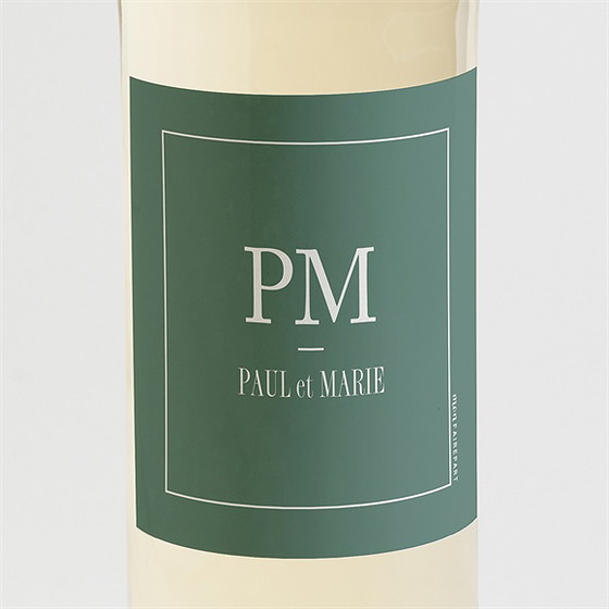 Etiquette de bouteille mariage se serrer fort