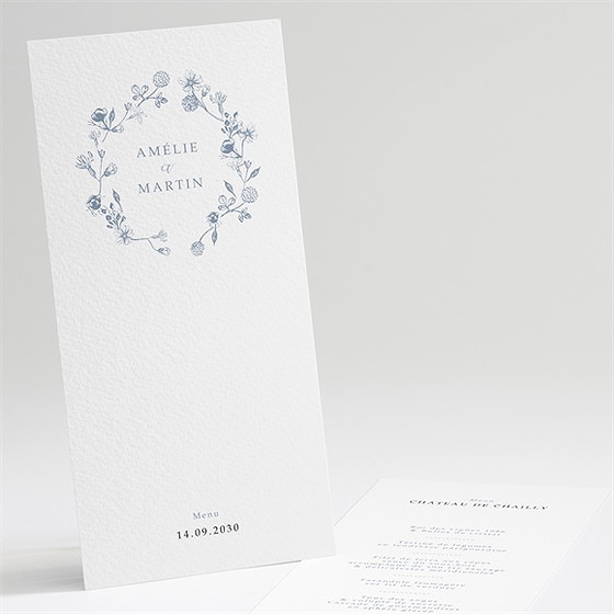 Menu mariage composition végétale