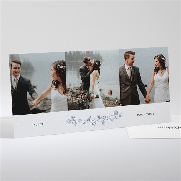 Remerciement mariage Composition végétale réf.N13195