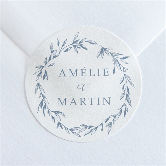 Sticker mariage Composition végétale réf.N36036