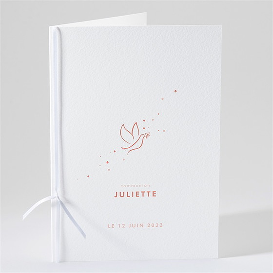 Livret de messe communion colombe dorée