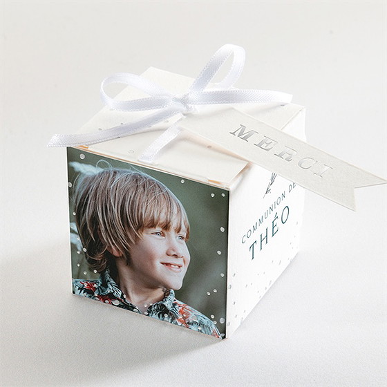 Boîte de dragées communion ma couronne