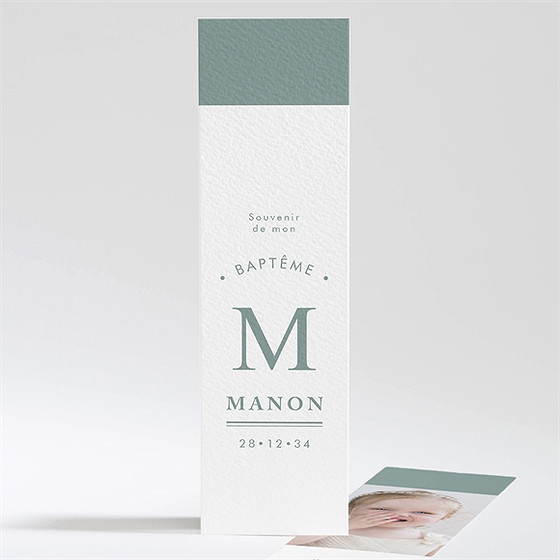 Signet baptême annonce en or