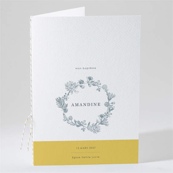 Livret de messe baptême Joli Portrait réf.N491163